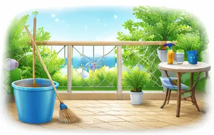 Bond Cleaning Outdoor Area